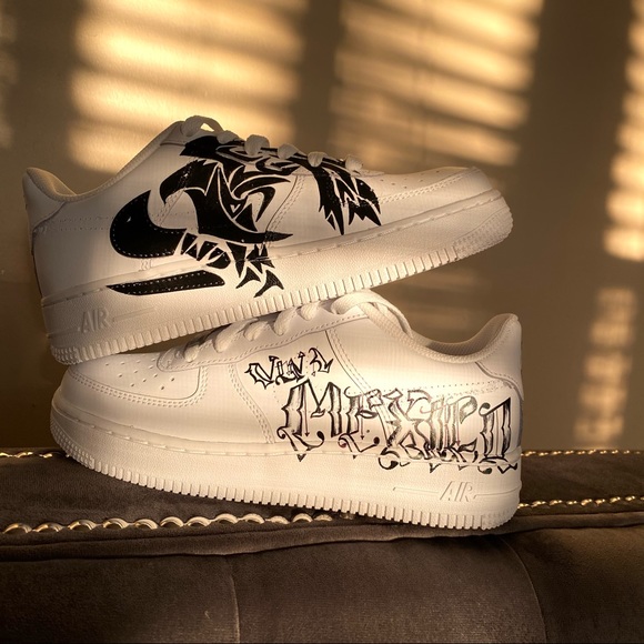 Nike Custom Mexico Air Force 1s - Picture 4 of 12